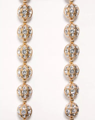 Poetique Des Gouttes Necklace In Metal And SwarovskiÂ® Crystals