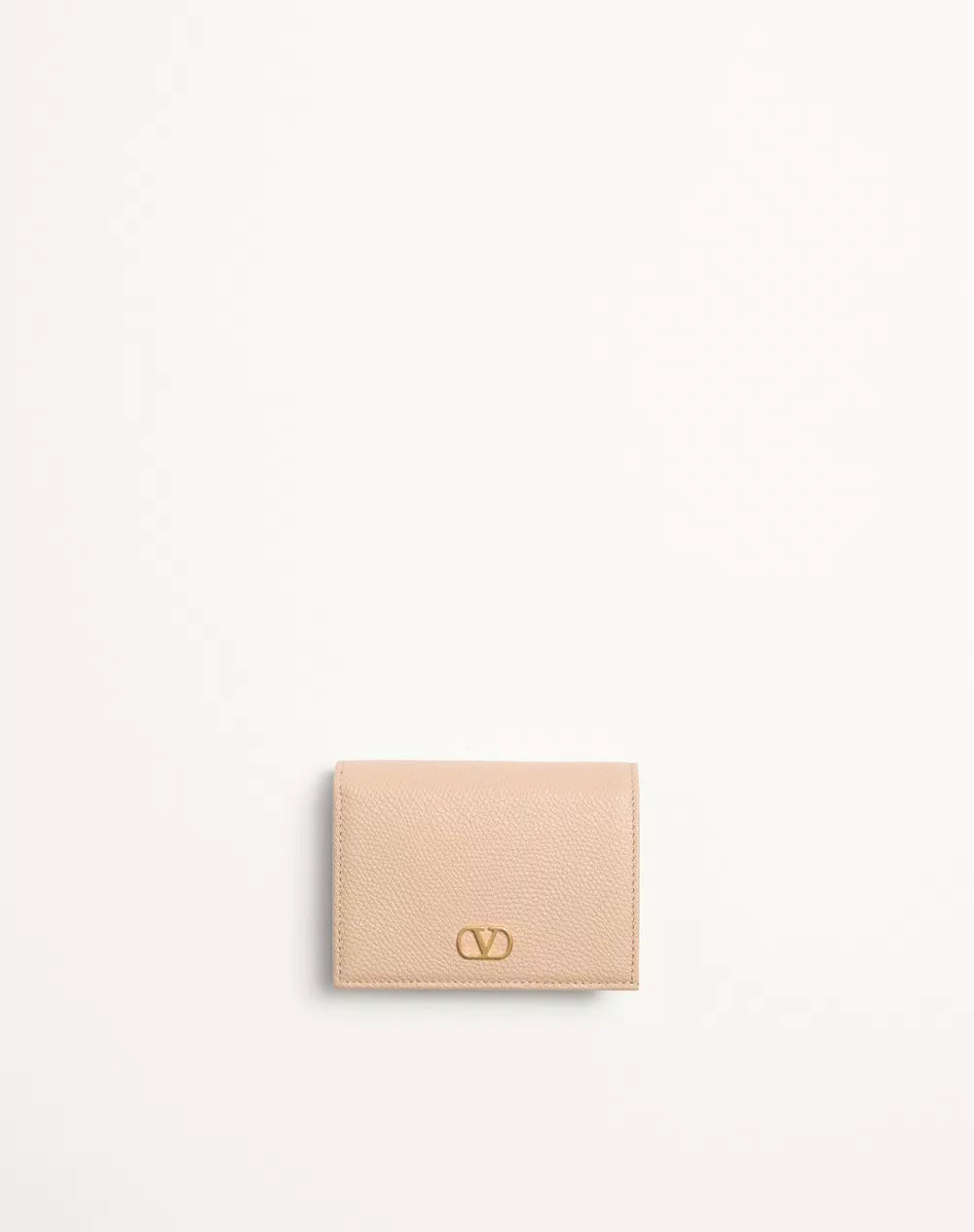 VLogo Signature Grainy Calfskin Wallet