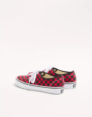 Valentino Garavani And Vans Low-Top Trainer In Fabric With VLogo Checkerboard Print