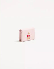 Cherryfic Wallet In Grainy Calfskin