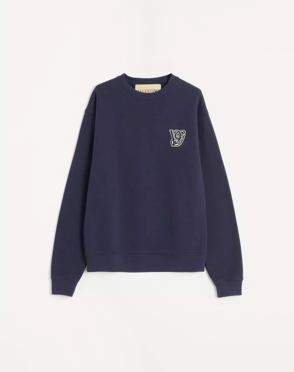 Cotton Sweatshirt With Vg Patch