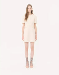 Crepe Couture Short Dress