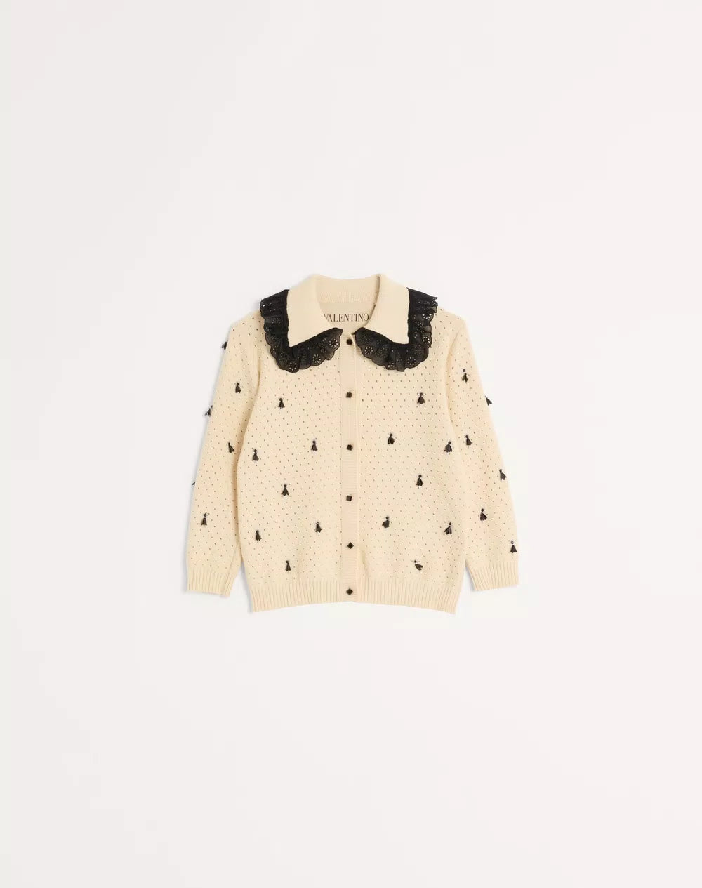 Embroidered Cotton Cardigan