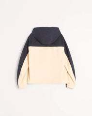 Nylon Hooded Windbreaker With VLogo Patch