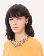 Vlogo Signature Earrings In Metal And SwarovskiÂ® Crystals