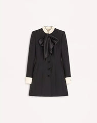 Crepe Couture Short Dress