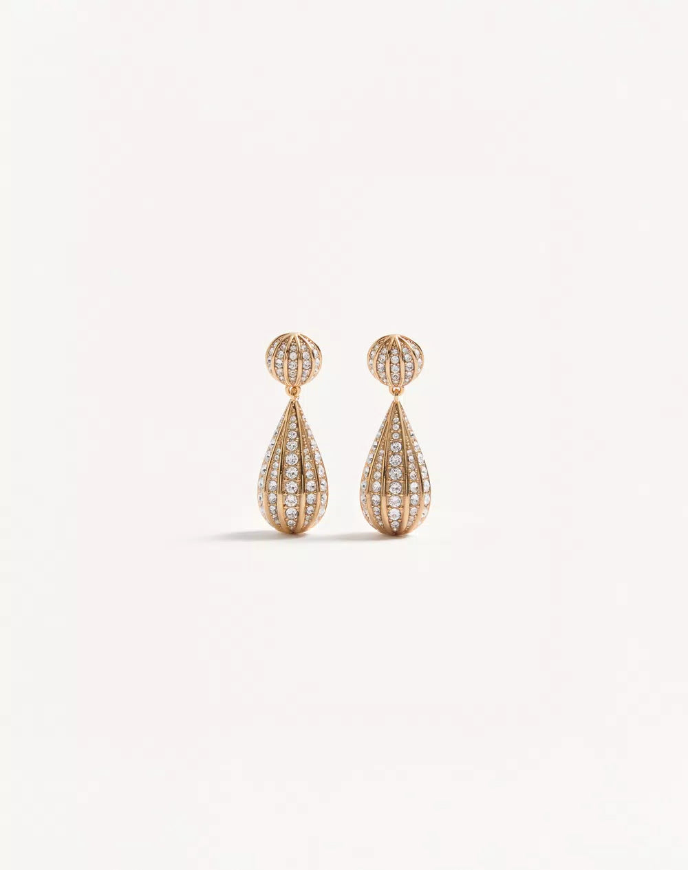 Poetiques Des Gouttes Metal And SwarovskiÂ® Crystal Earrings