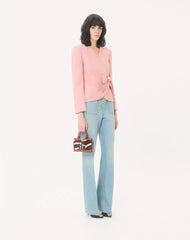 Rockstud Mini Shopping Bag In Pony-Effect Calfskin