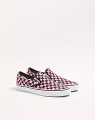 Valentino Garavani And Vans Fabric Slip-On Trainer With VLogo Checkerboard Print