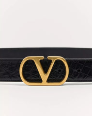 VLogo Signature Crocodile Belt 30 Mm