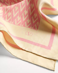 Toute La V Silk Scarf