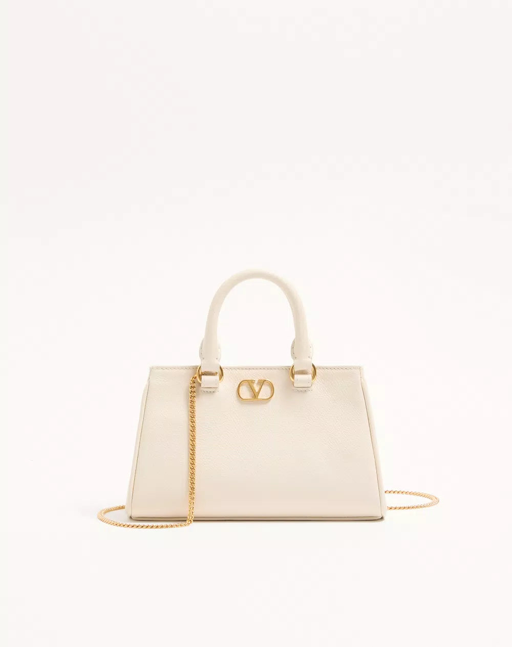 VLogo Signature Mini Bag In Grainy Calfskin