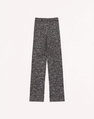 Sequin Thread Knit Trousers