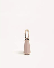 Rockstud Mini Shopping Bag In Grainy Calfskin