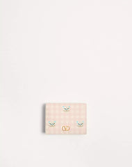 VLogo Signature Wallet In Le Chat De La Maison Grainy Calfskin