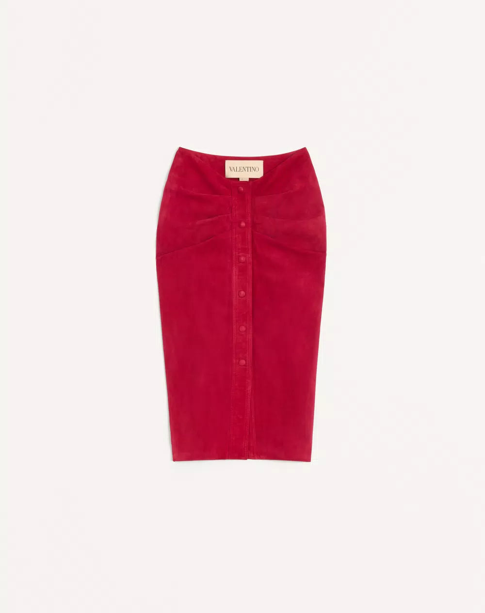 Suede Midi Skirt