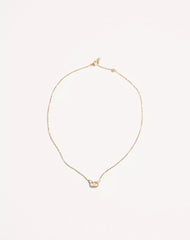 Ovalette Necklace In Metal And SwarovskiÂ® Crystals