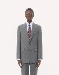 Valentino Single-Breasted Jacket In MoulinÃ© Wool