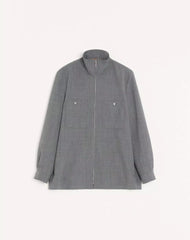 Valentino Shirt Jacket In MoulinÃ© Wool