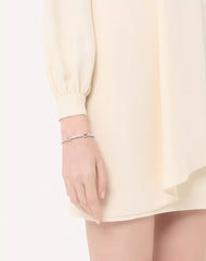 Ovalette Cuff Bracelet In Metal With SwarovskiÂ® Crystals