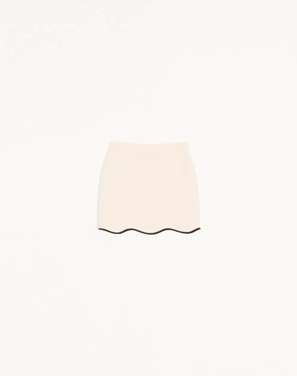 Mini Skirt In Crepe Couture