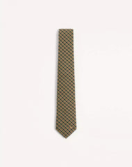 Valentie Cotton Jacquard Tie With Chamber Pattern And VLogo Signature Detail