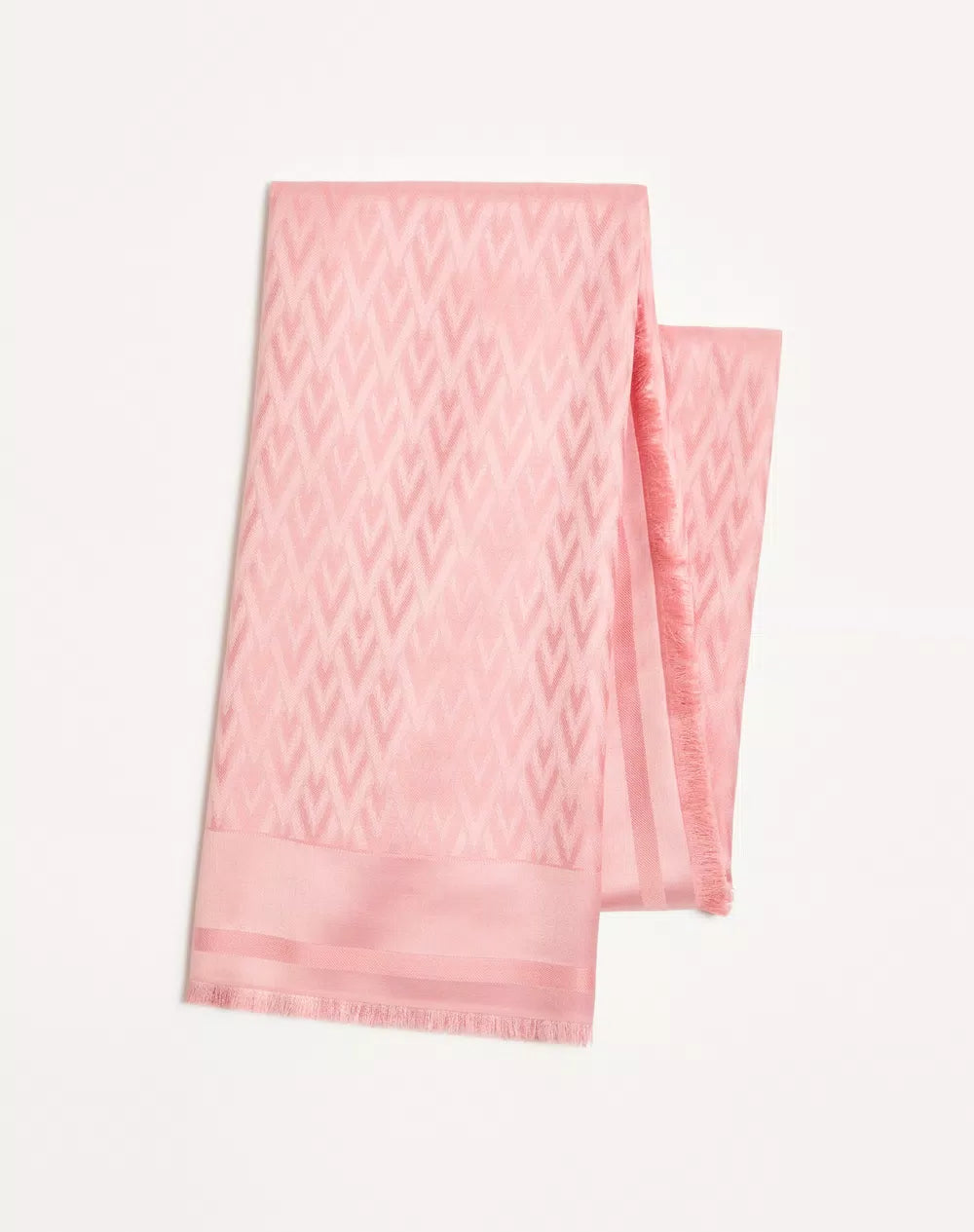 Toute La V Wool And Silk Shawl