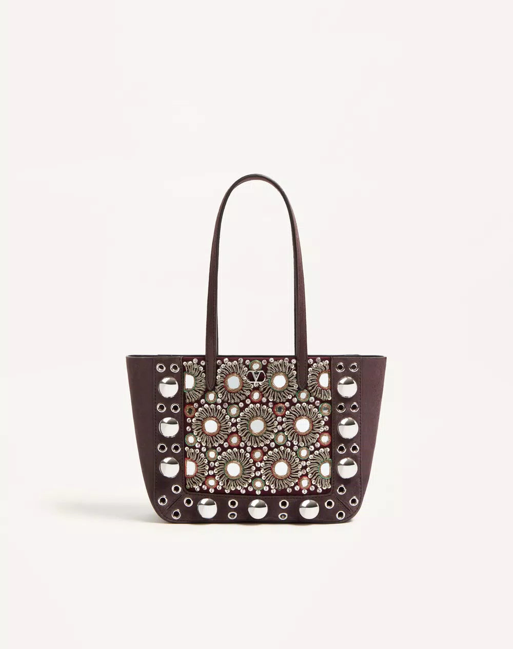 Valentino Garavani NellcÃ´te Mini Embroidered Shopping Bag