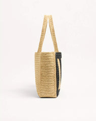 Valentino Garavani Viva Superstar Large Raffia Shopping Bag