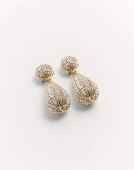 Poetique Des Gouttes Metal And SwarovskiÂ® Crystal Earrings