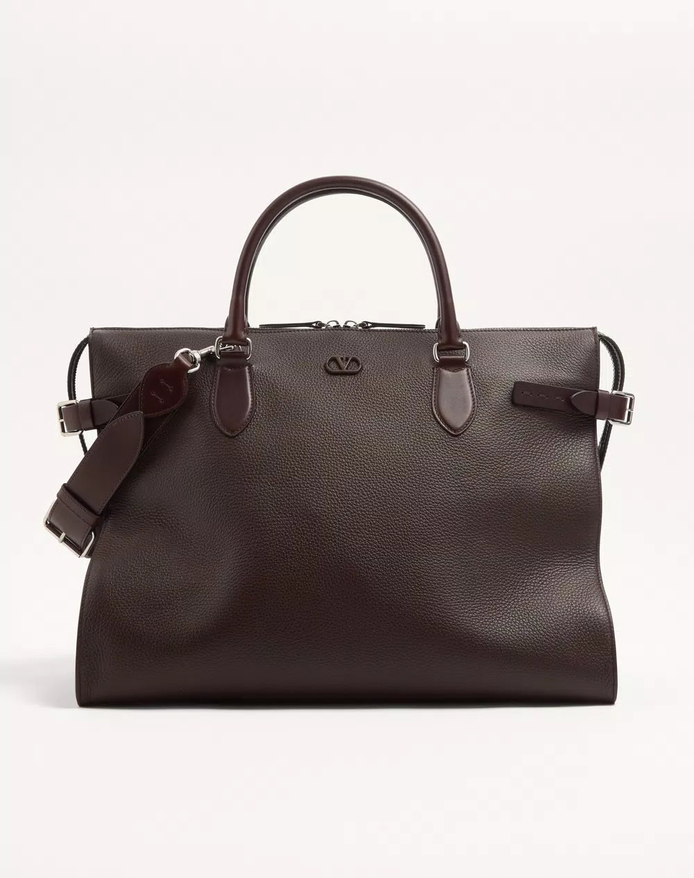 Valentino Garavani Antibes Duffle Bag In Grained Leather