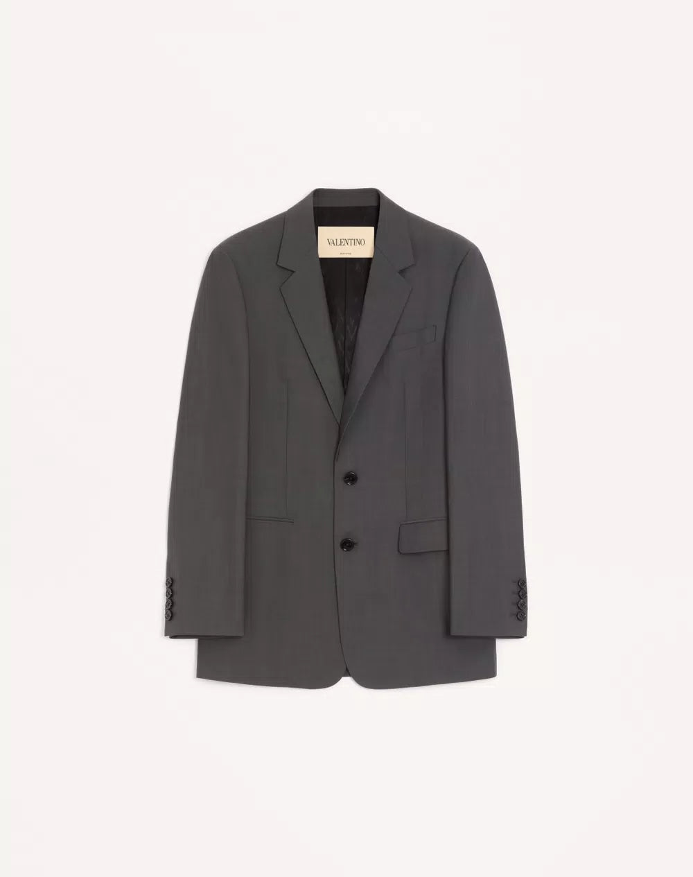 Valentino Single-Breasted Wool Jacket