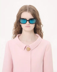 Crepe Couture Jacket With Feathers