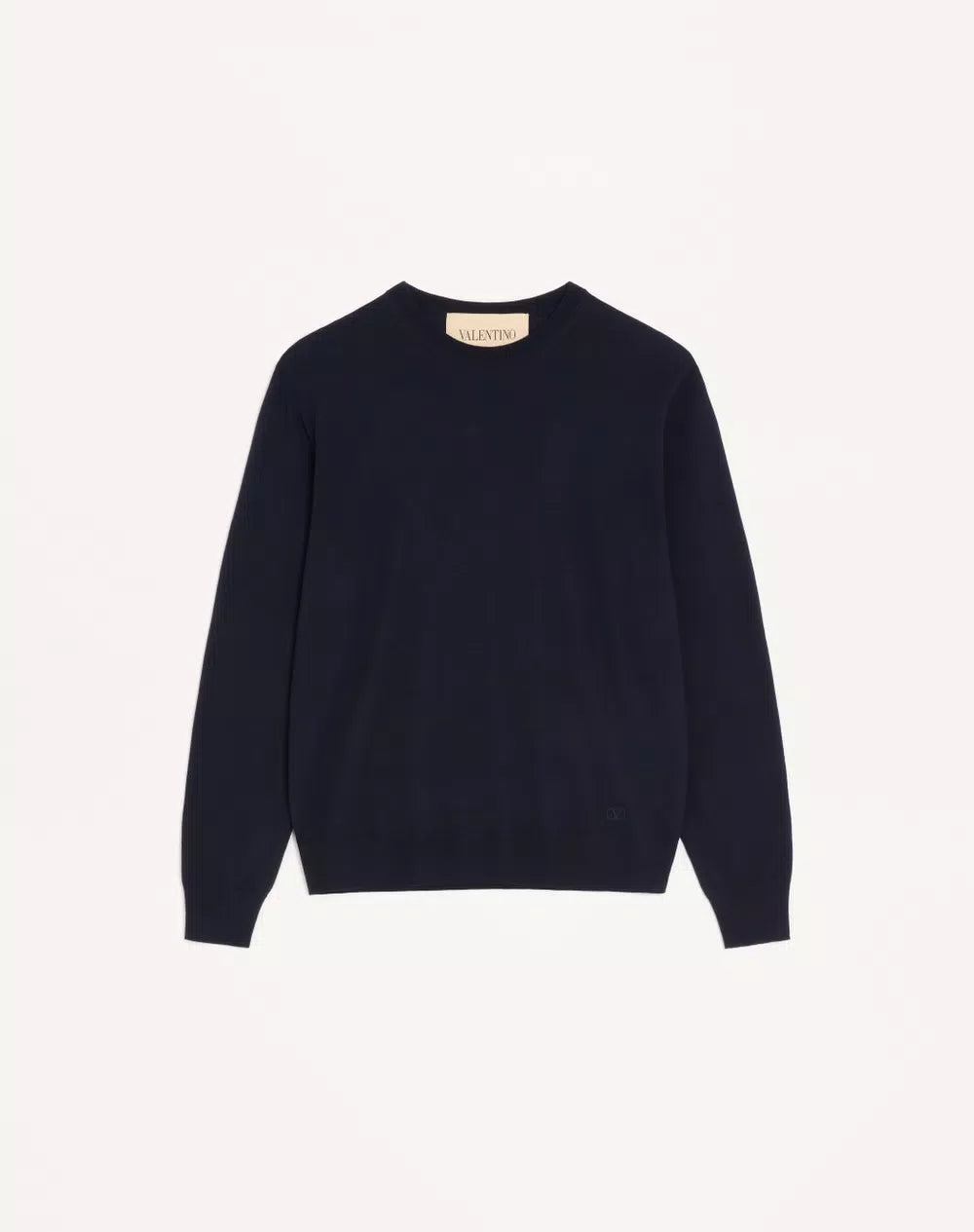 Valentino Wool Jumper With VLogo Embroidery