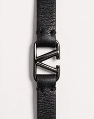 Vlogo Signature Leather Bracelet