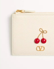 Cherryfic Grainy Calfskin Cardholder
