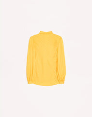 VLogo Striped Jacquard Top