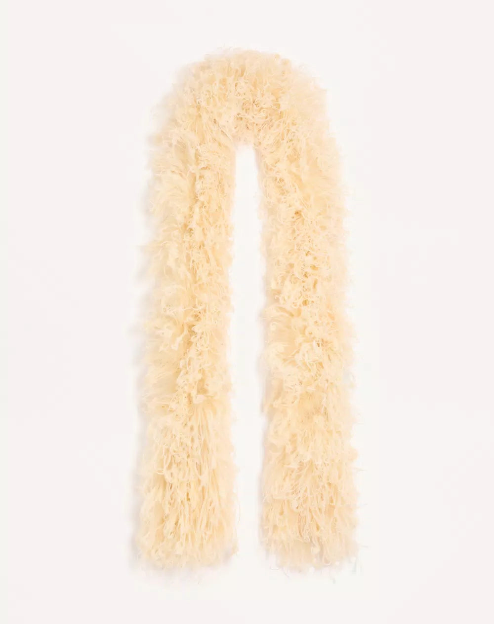 Valentino Feathers Scarf With Ostrich And Turkey Feathers