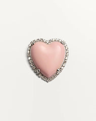 Coeur Hyperbole Brooch In Metal, Resin And SwarovskiÂ® Crystals