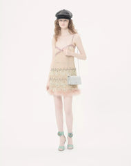 VLogo Signature Mini Shoulder Bag with Sparkling Embroidery