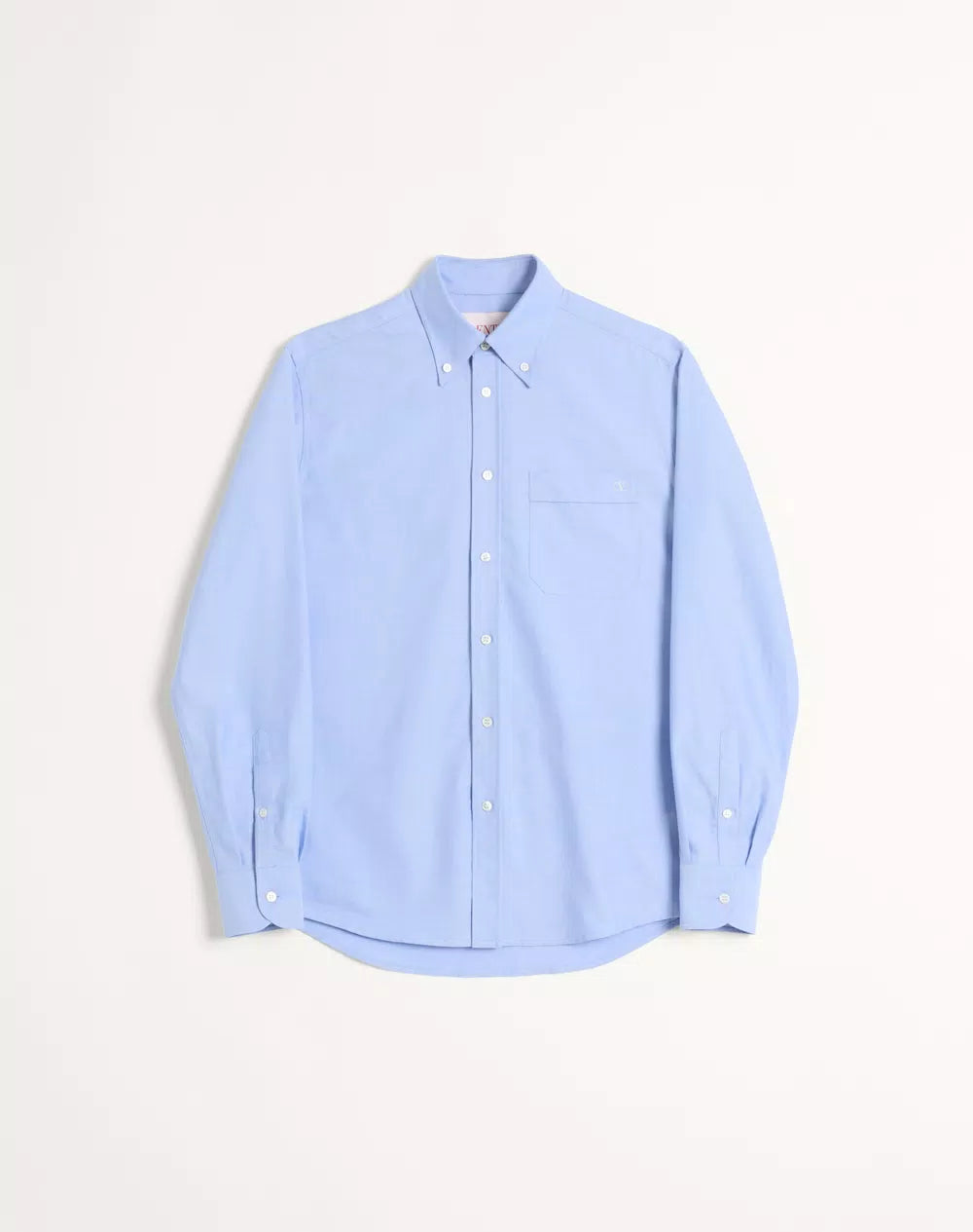 VLogo Embroidered Cotton Shirt