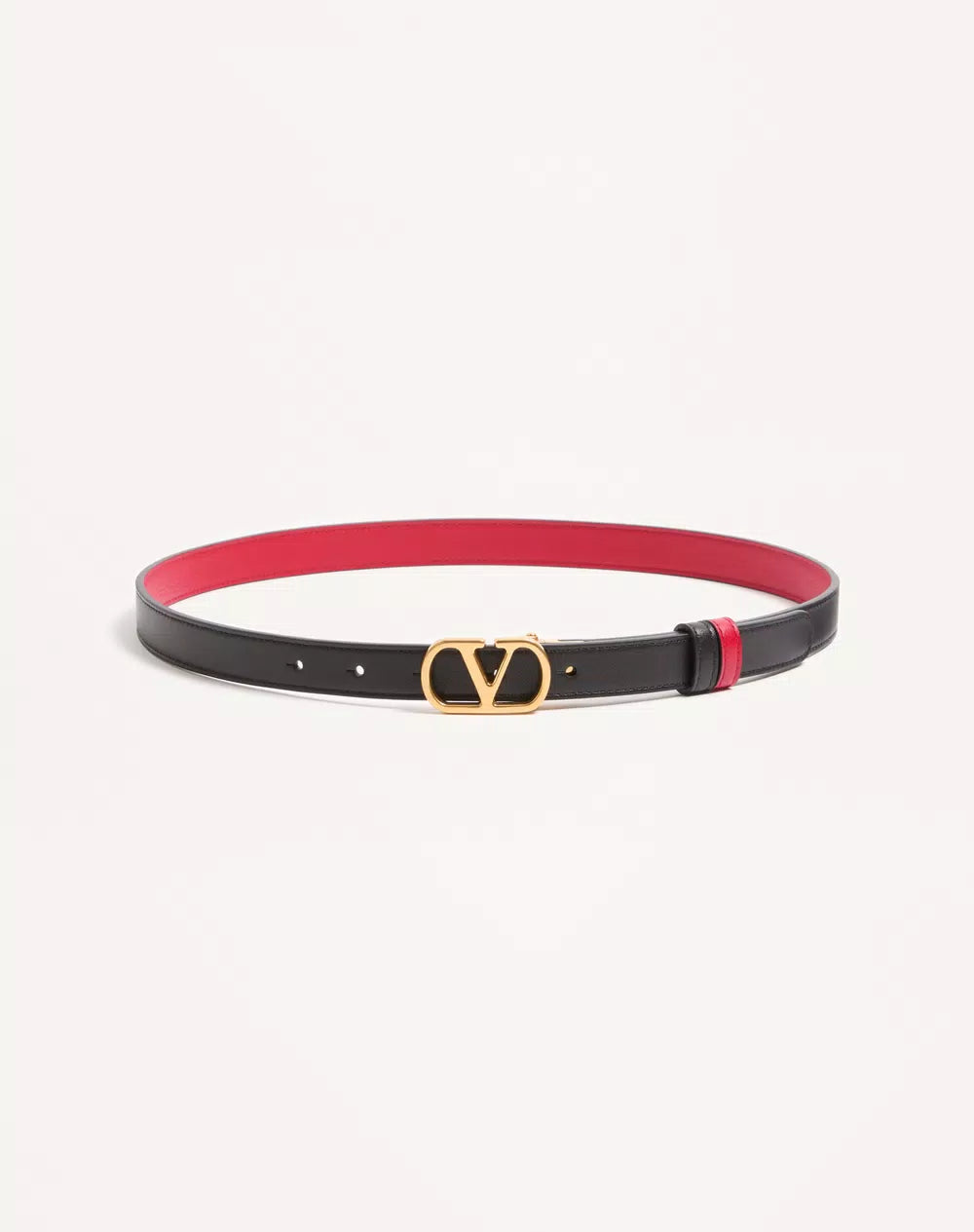 VLogo Signature Reversible Shiny Calfskin Belt - 20Mm / 1.2 In.