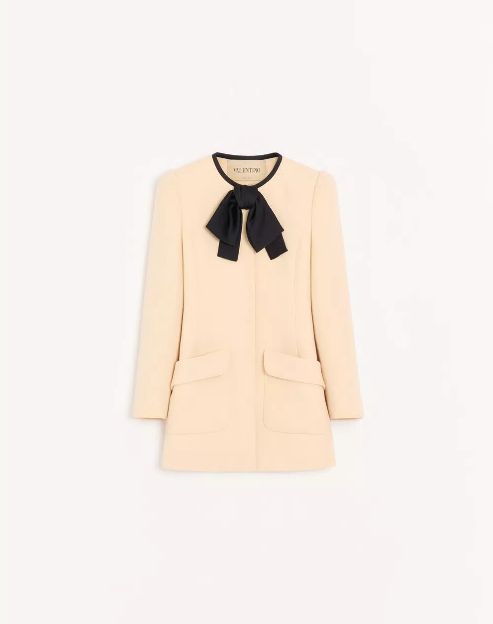 Wool Crepe Caban