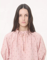 Sangallo Lace Top With Fleurs Ajours Margheritine Pattern