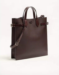 Valentino Garavani Antibes Medium Tote Bag In Grained Leather