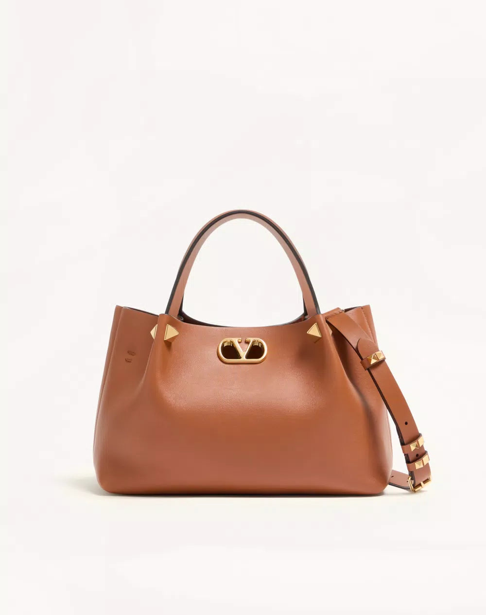 Valentino Garavani Small Soft Leather Shopping Bag