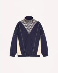 Valentino Acetate Sweatshirt With Zip And Inlaid Toute La V Print