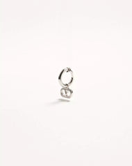 Valentino Ovalette Mono Earring In Metal