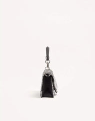 Valentino Garavani LocÃ² Small Embroidered Shoulder Bag With Jewel Logo