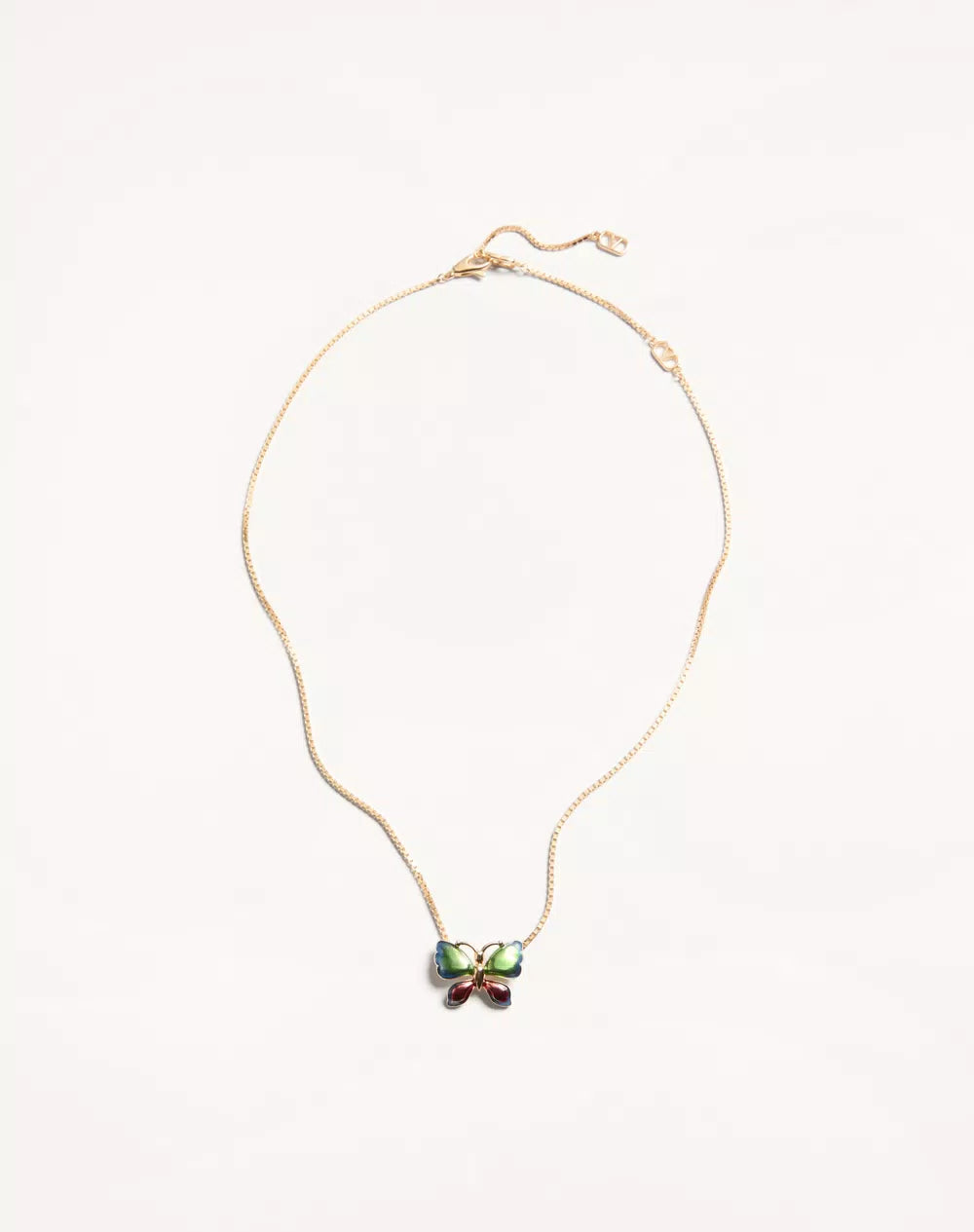 Flutterby Necklace In Metal And Enamel